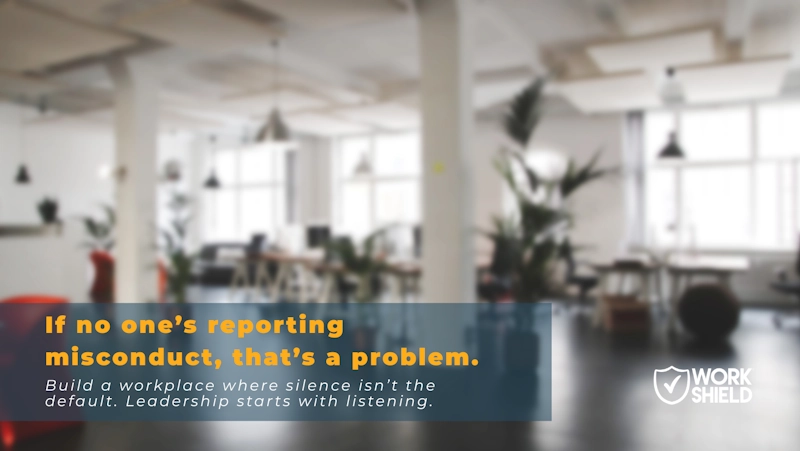 If No One Reports Misconduct, It’s a Leadership Problem blog image
